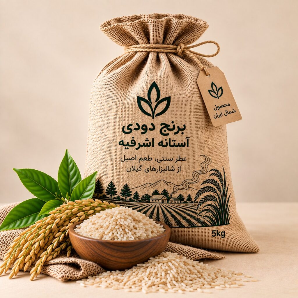 برنج دودی آستانه اشرفیه