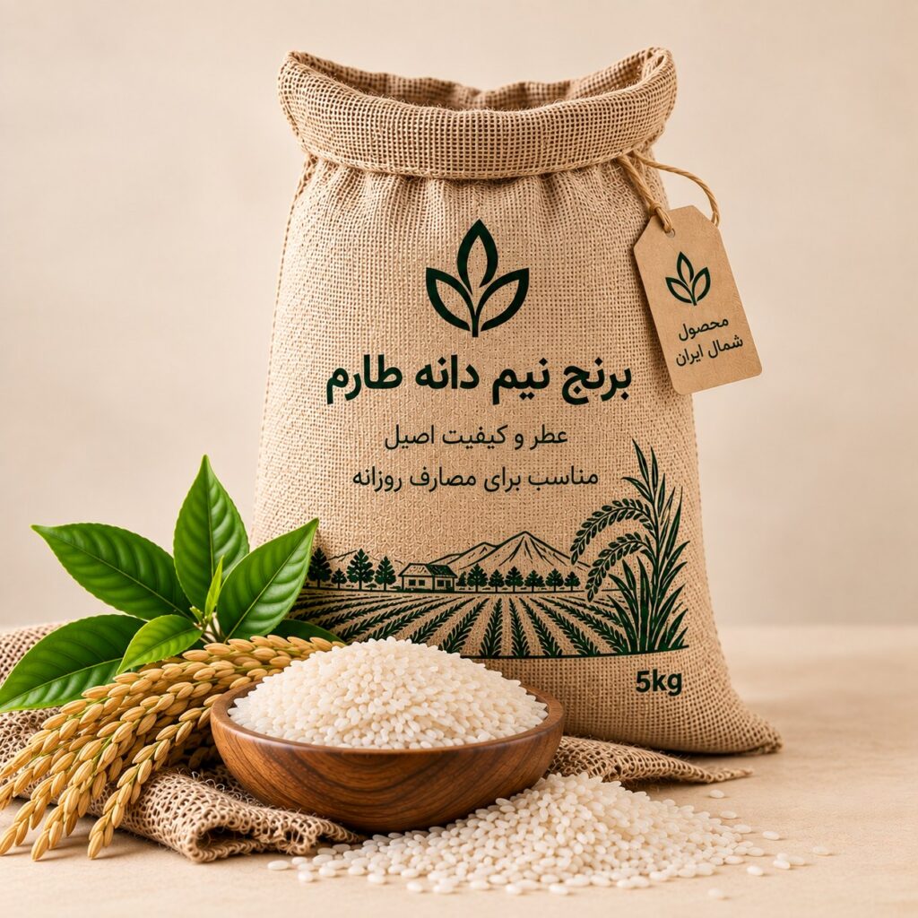 برنج نیم دانه طارم